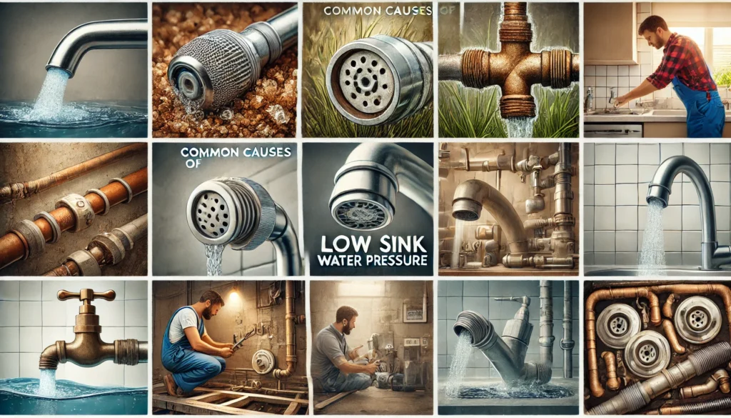 Image illustrating Common Causes of Low Sink Water Pressure