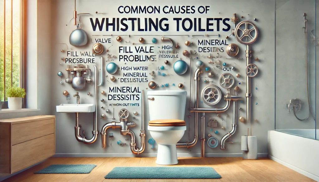 Image illustrating Common Causes of Whistling Toilets