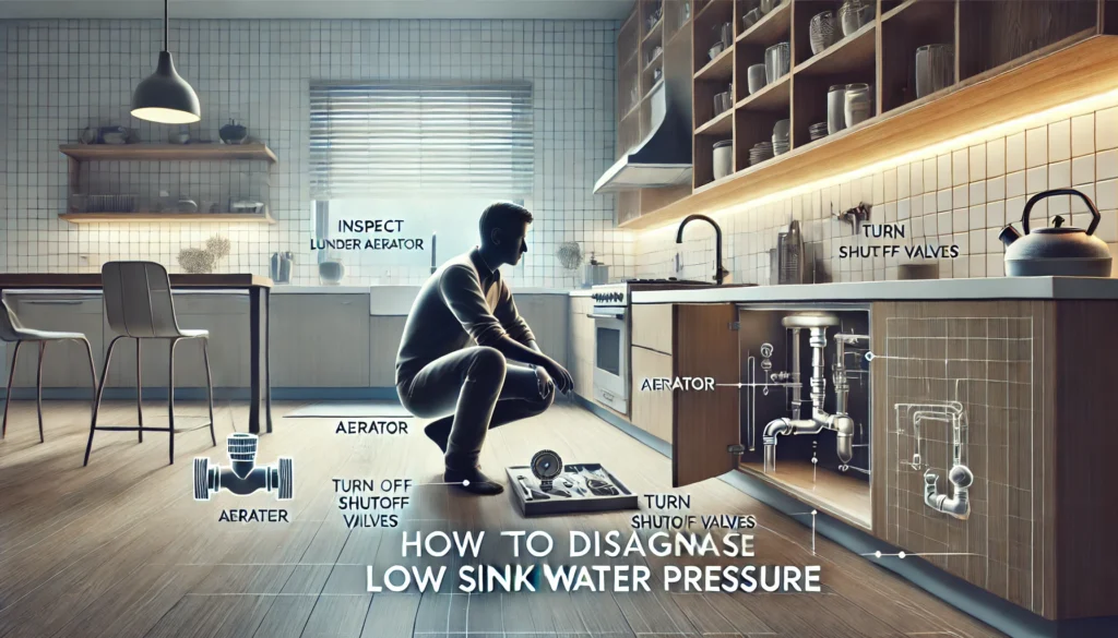 Image illustrating How to Diagnose Low Sink Water Pressure