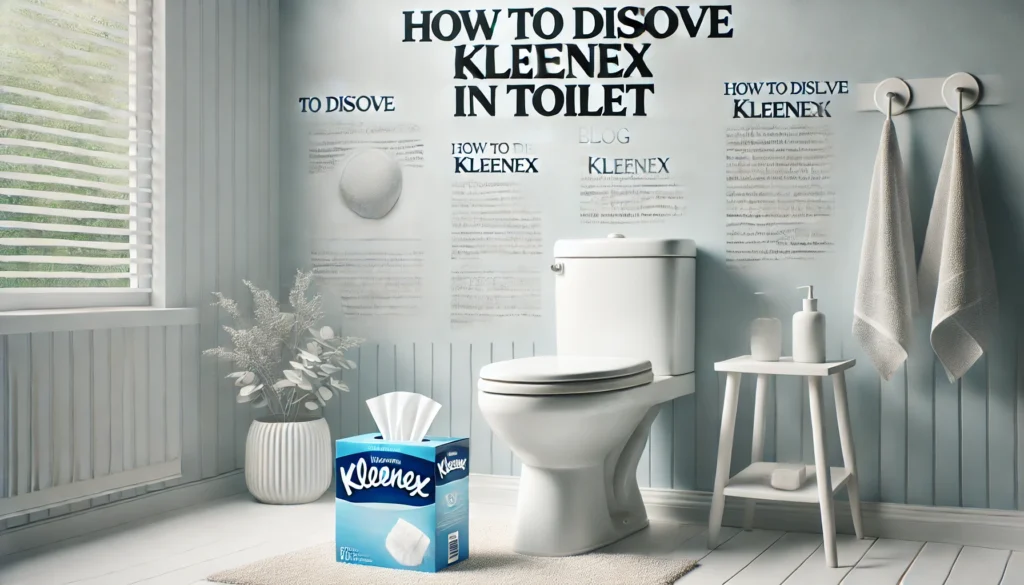 Featured image of an article having title How to Dissolve Kleenex in Toilet