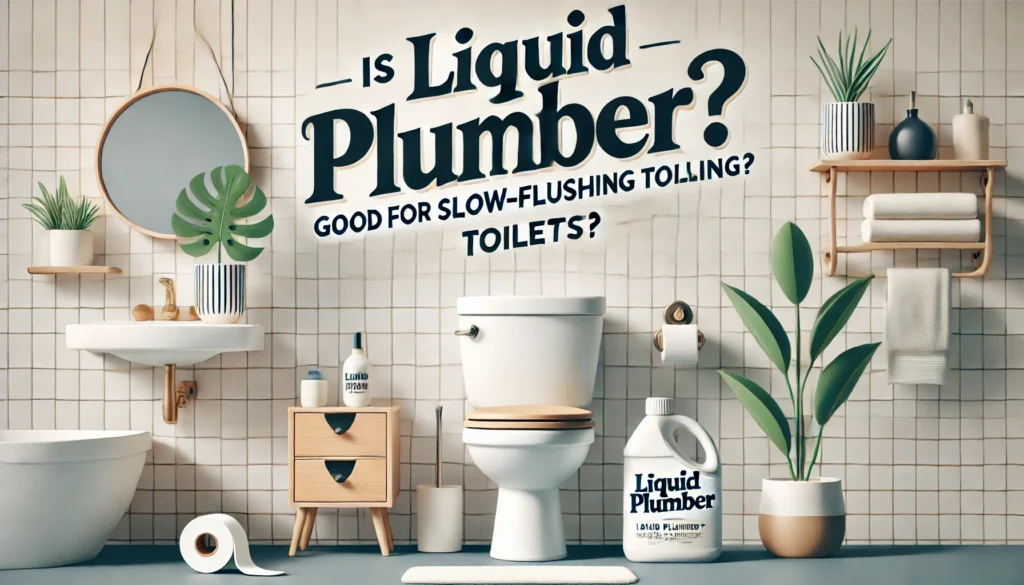 Featured image of an article having title Is Liquid Plumber Good for Slow-Flushing Toilets