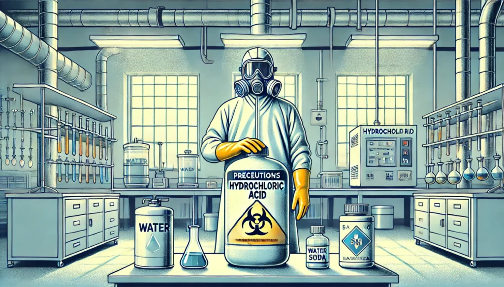 Image illustrating Precautions Before Using Hydrochloric Acid