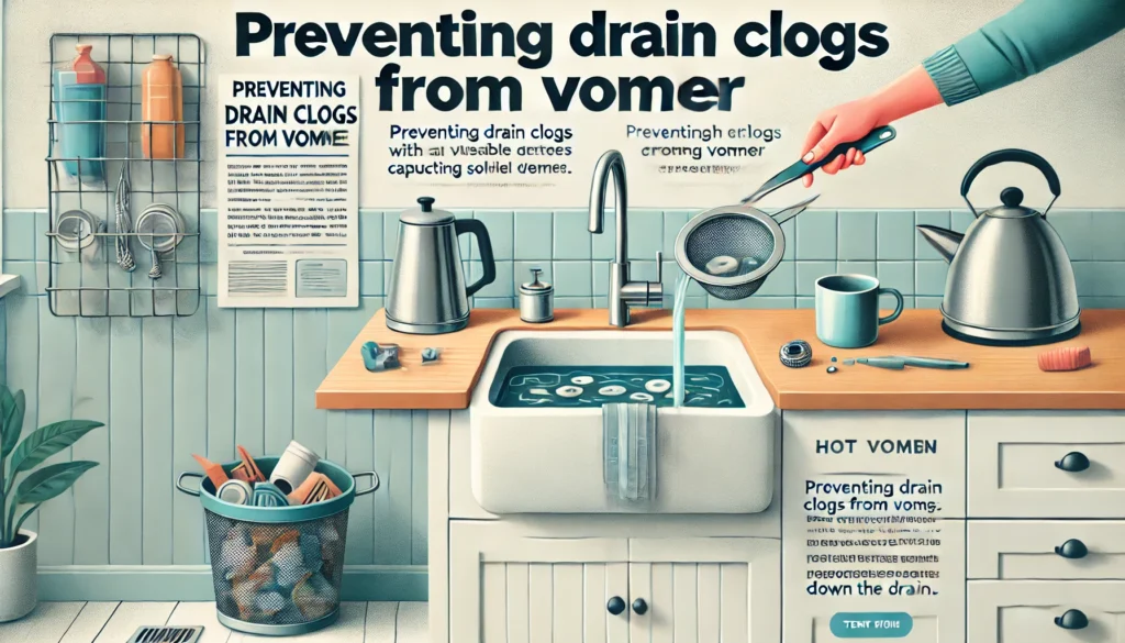 Image illustrating Preventing Drain Clogs from Vomit