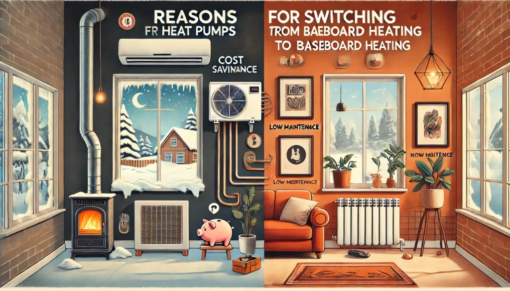 Image illustrating Reasons for Switching from Heat Pumps to Baseboard Heating