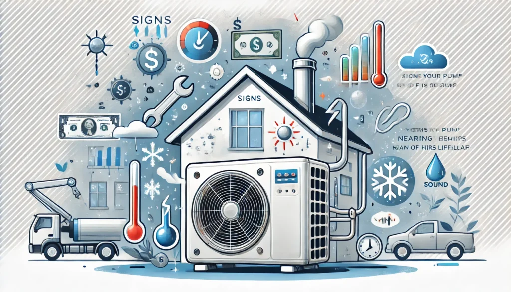 Image illustrating Signs Your Heat Pump May Be Nearing the End of Its Lifespan