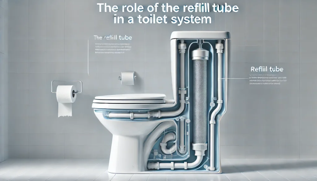 Image illustrating The Role of the Refill Tube in a Toilet System