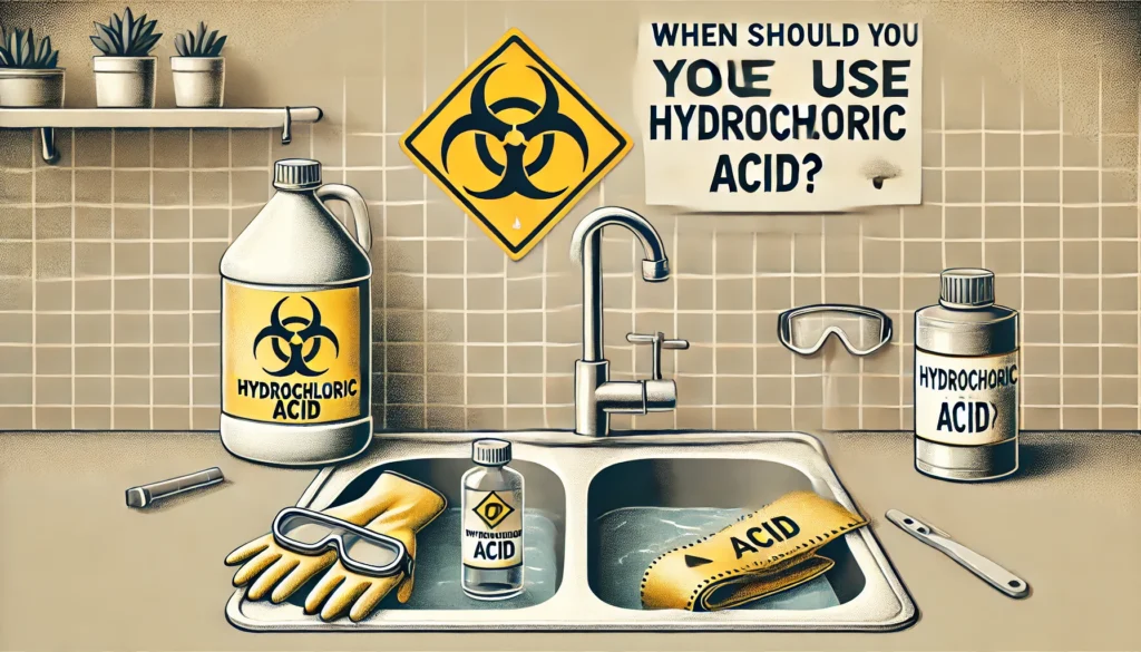 Image illustrating When Should You Use Hydrochloric Acid