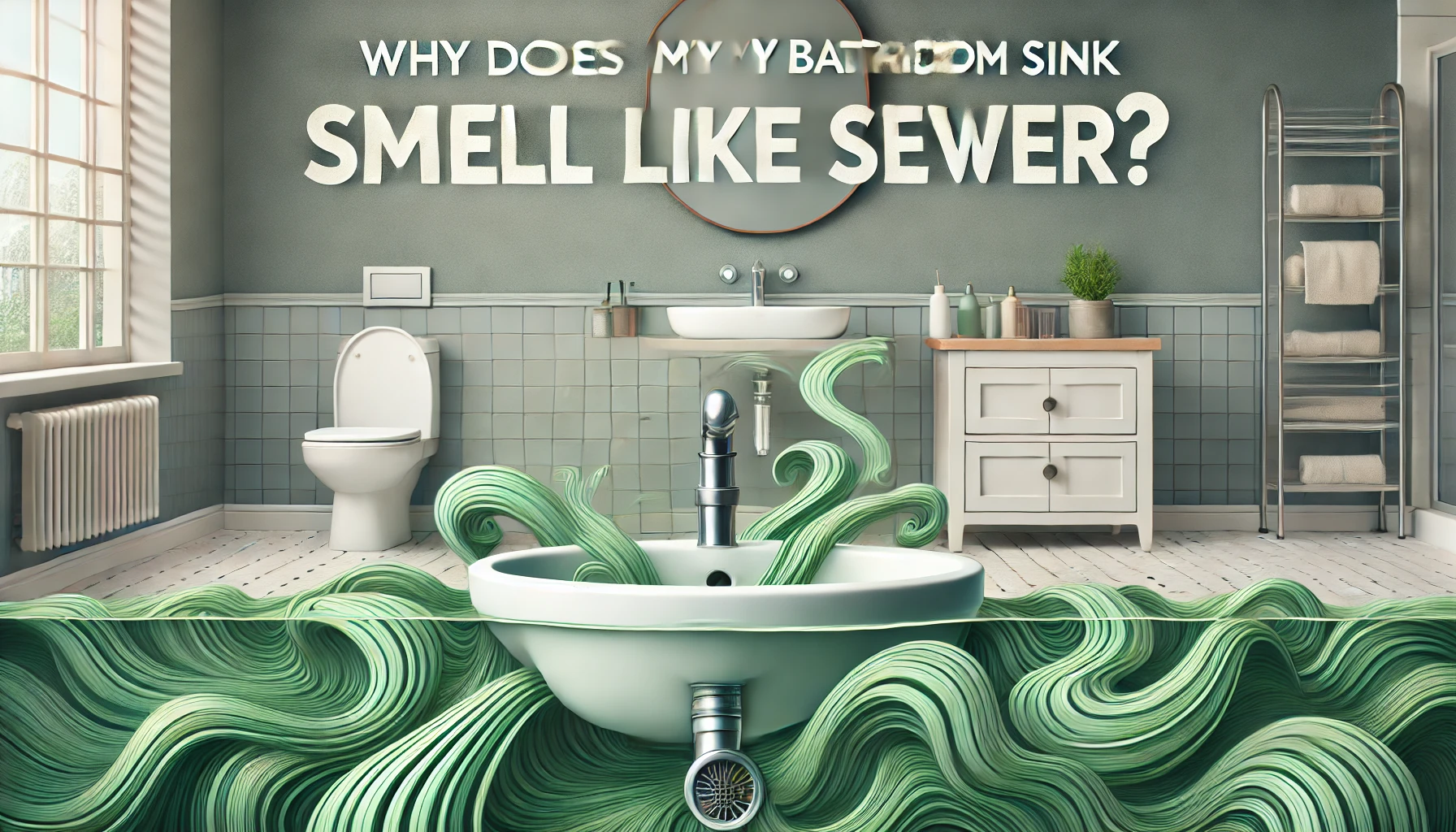 Featured image of an article having title Why Does My Bathroom Sink Smell Like Sewer