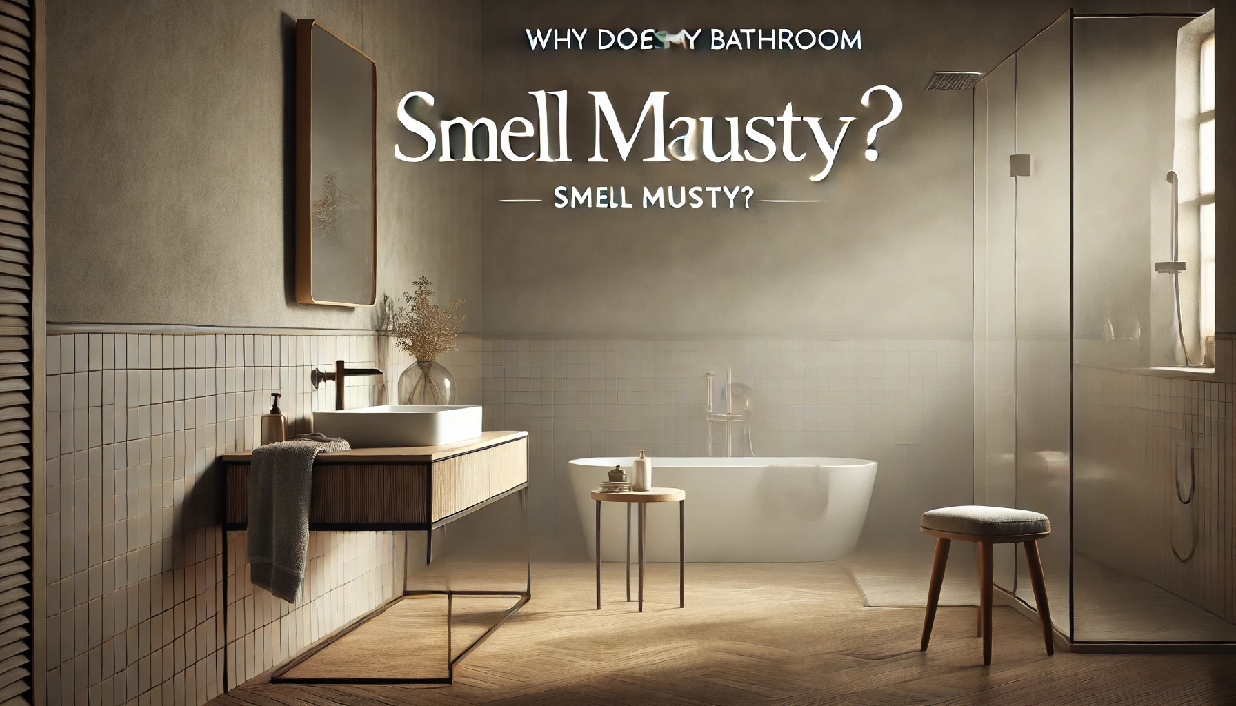 Featured image of an article having title Why Does My Bathroom Smell Musty