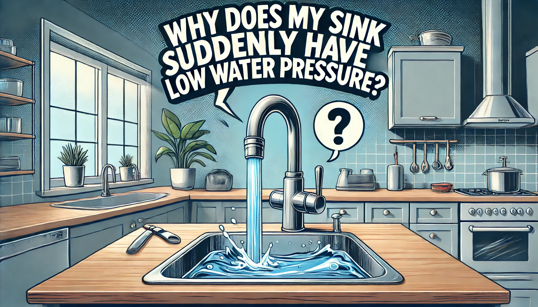 Featured image of an article having title Why Does My Sink Suddenly Have Low Water Pressure